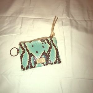 Consuela Snakeskin Pouch